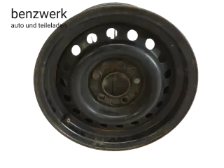 Mercedes W123 1x Felge Stahlfelge 6x14 ET30 ORIGINAL 1234001602 ✔️ - Bild 1