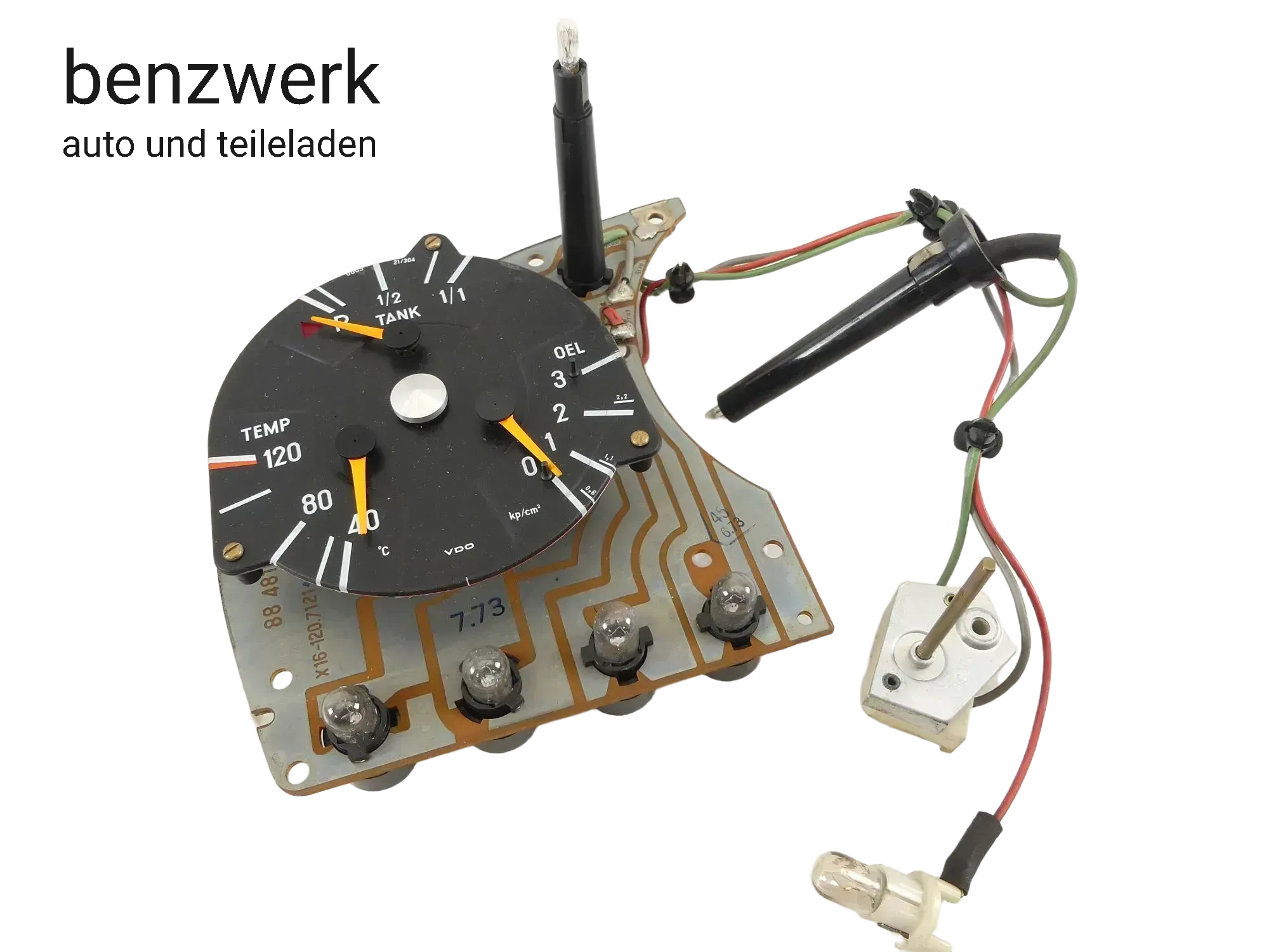 Mercedes W116 R107 C107 W107 Kombiinstrument Tank Temp Öldruck Dimmer 0025405147 - Bild 1
