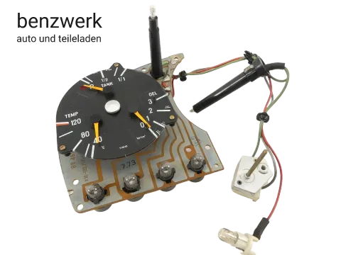 Mercedes W116 R107 C107 W107 Kombiinstrument Tank Temp Öldruck Dimmer 0025405147