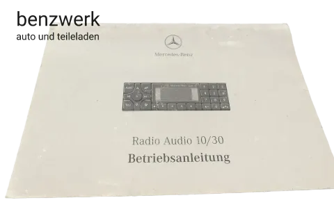 Mercedes Audio 10/30 Betriebsanleitung Bedienungsanleitung 1705846482 ✔️
