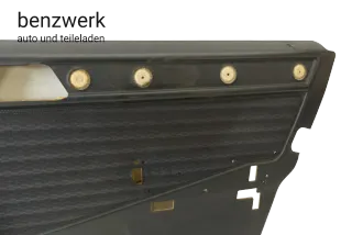 Mercedes W124 Mopf1 Türverkleidung vorne rechts Stoff schwarz ORIGINAL - Bild 5