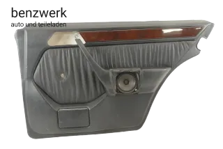 Mercedes W124 S124 Mopf Türverkleidung Leder schwarz hinten rechts ✔️ - Bild 1