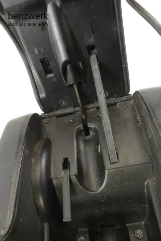 Mercedes W124 MAL Armlehne vorne mit Klappdeckel Telefon Leder schwarz ✔️ - Bild 10