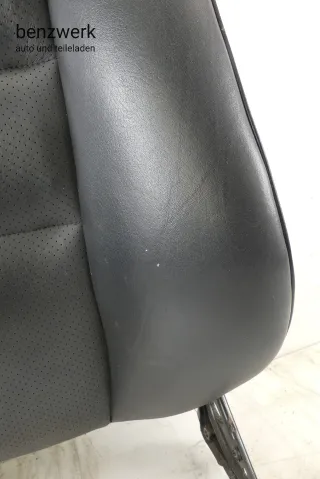 Mercedes W124 Sitzlehne Sitz vorne Leder schwarz  ✔️ - Bild 4