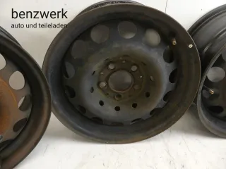 Mercedes W140 4x Stahlfelge ORIGINAL 7,5x16 ET51 1404000802 ✔️ - Bild 3