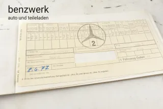 Mercedes W123 R107 W116 Serviceheft Checkheft Bordbuch 1235845895 ✔️ - Bild 4