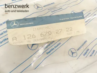 Mercedes W126 Zierstab Frontscheibe seitlich links NEU NOS ORIGINAL 1266702722 - Bild 4