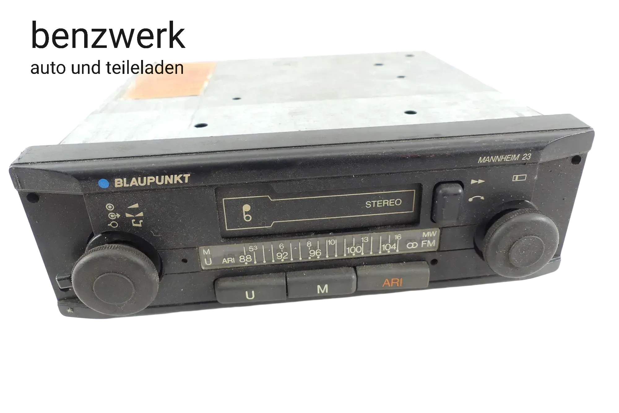 Oldtimer Youngtimer Autoradio Kassette Blaupunkt Mannheim 23 ✔️ - Bild 1
