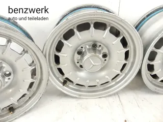 Mercedes W116 R107 4x Alufelge Barockfelge 6,5x14 ET30 1264002102 ✔️ - Bild 3