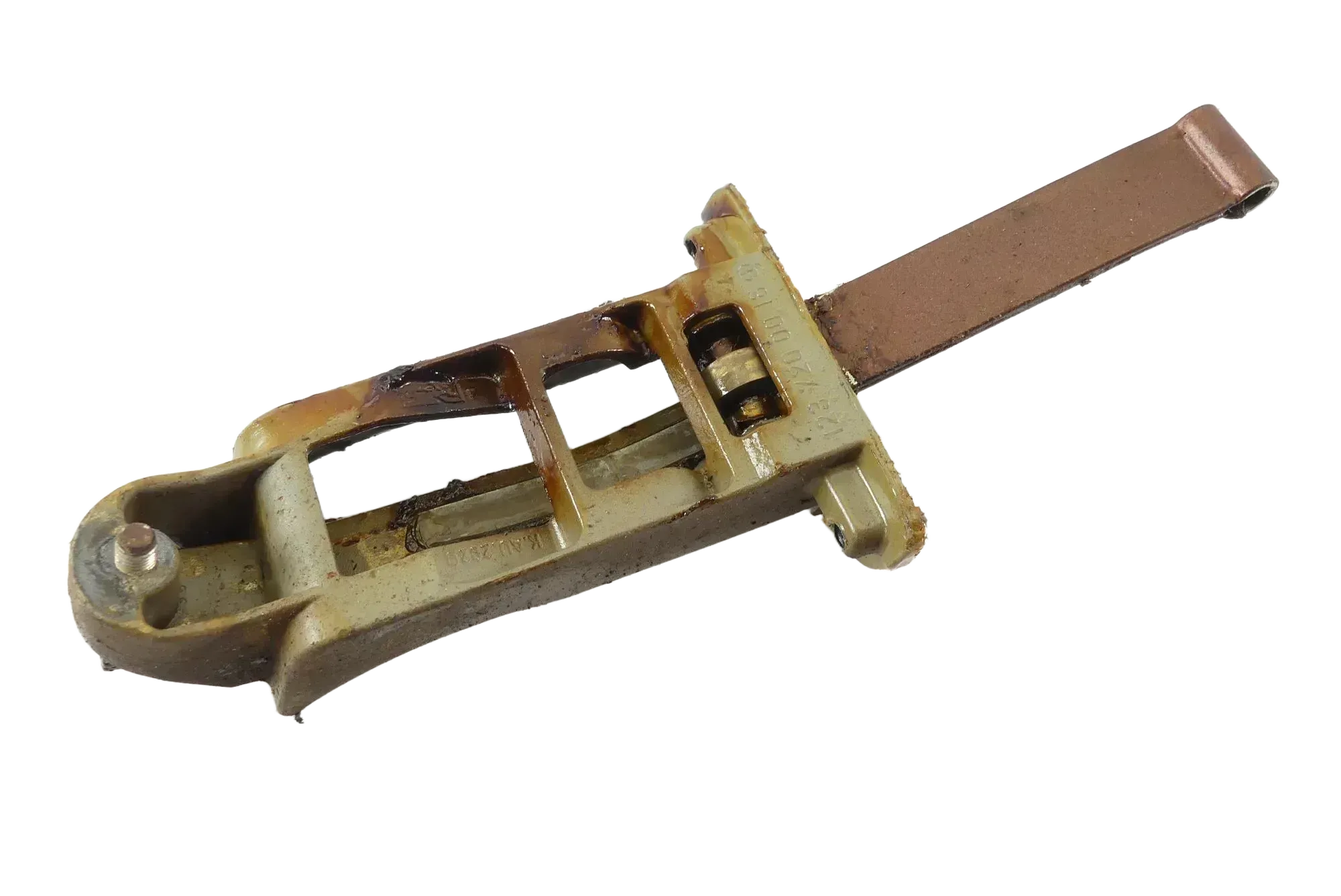 Mercedes W123 S123 Türfangband Türbremse Türhalter vorne 1237200016 ✔️ - Bild 1