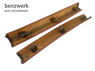 Mercedes SL R107 2x Abdeckung B-Säule Hardtop rot 1076900535 1076900635✔️ - Bild 2