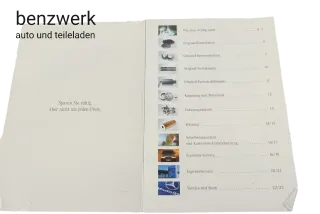 Merceses W201 190 Broschüre Faltblatt Sparbuch Originalteile ✔️ - Bild 3