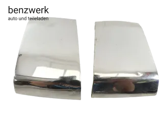 Mercedes W126 2.Serie 2x Chromspange Blendfuge Stoßstange hinten  ✔️ - Bild 2