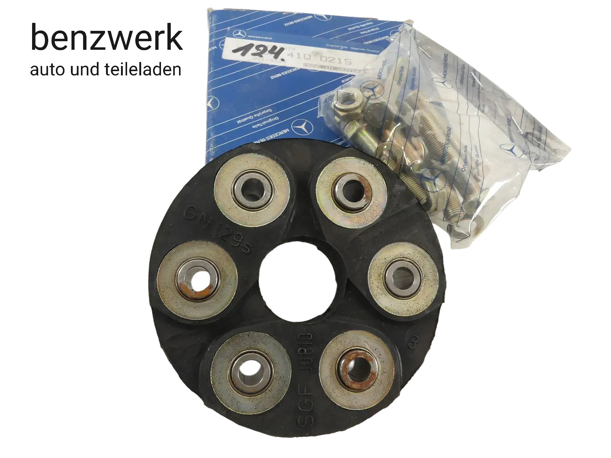 Mercedes W124 R129 Gelenkscheibe Hardyscheibe ORIGINAL NOS 1244100215 - Bild 1