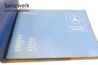 Mercedes W123 Diesel Serviceheft Checkheft Bordbuch 1235844693 ✔️ - Bild 1