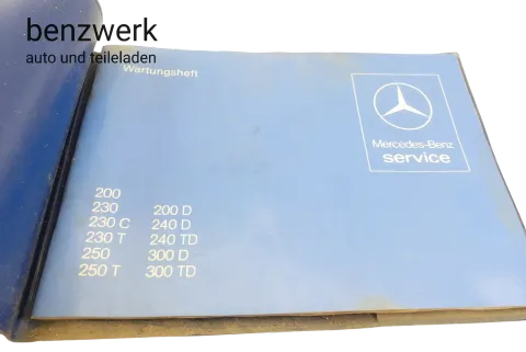 Mercedes W123 Diesel Serviceheft Checkheft Bordbuch 1235844693 ✔️