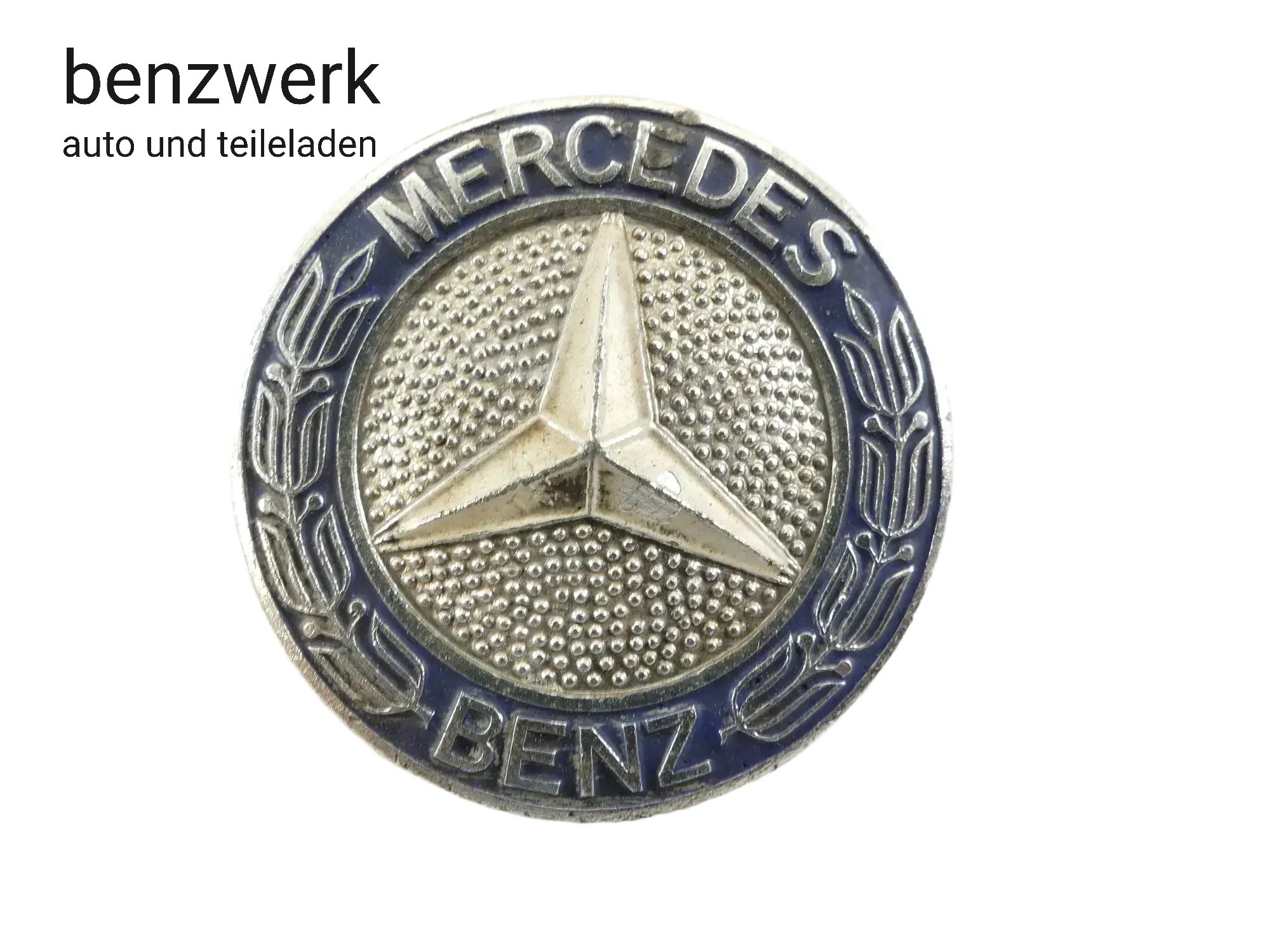 Mercedes W201 190 W124 Emblem Plakette Kühlergrill ORIGINAL ✔️ - Bild 1