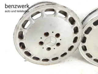 Mercedes W124 4x Alufelge Gullideckel 6,5x15 ET49 ORIGINAL 1244001802 ✔️ - Bild 2