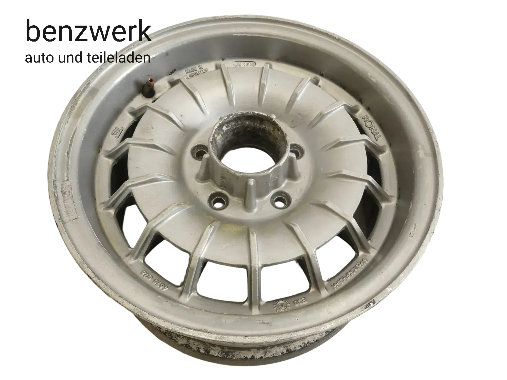 Mercedes W126 R107 1x Ronal Alufelge Barockfelge 6,5x14 ET30 KBA40162 - Bild 1