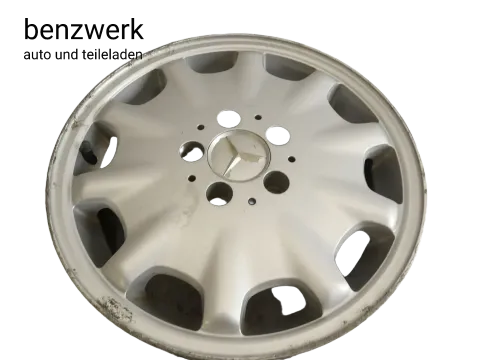 Mercedes W210 W202 1x Gullideckel Alufelge ORIGINAL 7,5x16 ET41 2104010602 ✔️