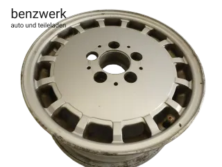 Mercedes W124 1x Alufelge Gullideckel Sportline 7x15 ET41 1244010902 ✔️ - Bild 1