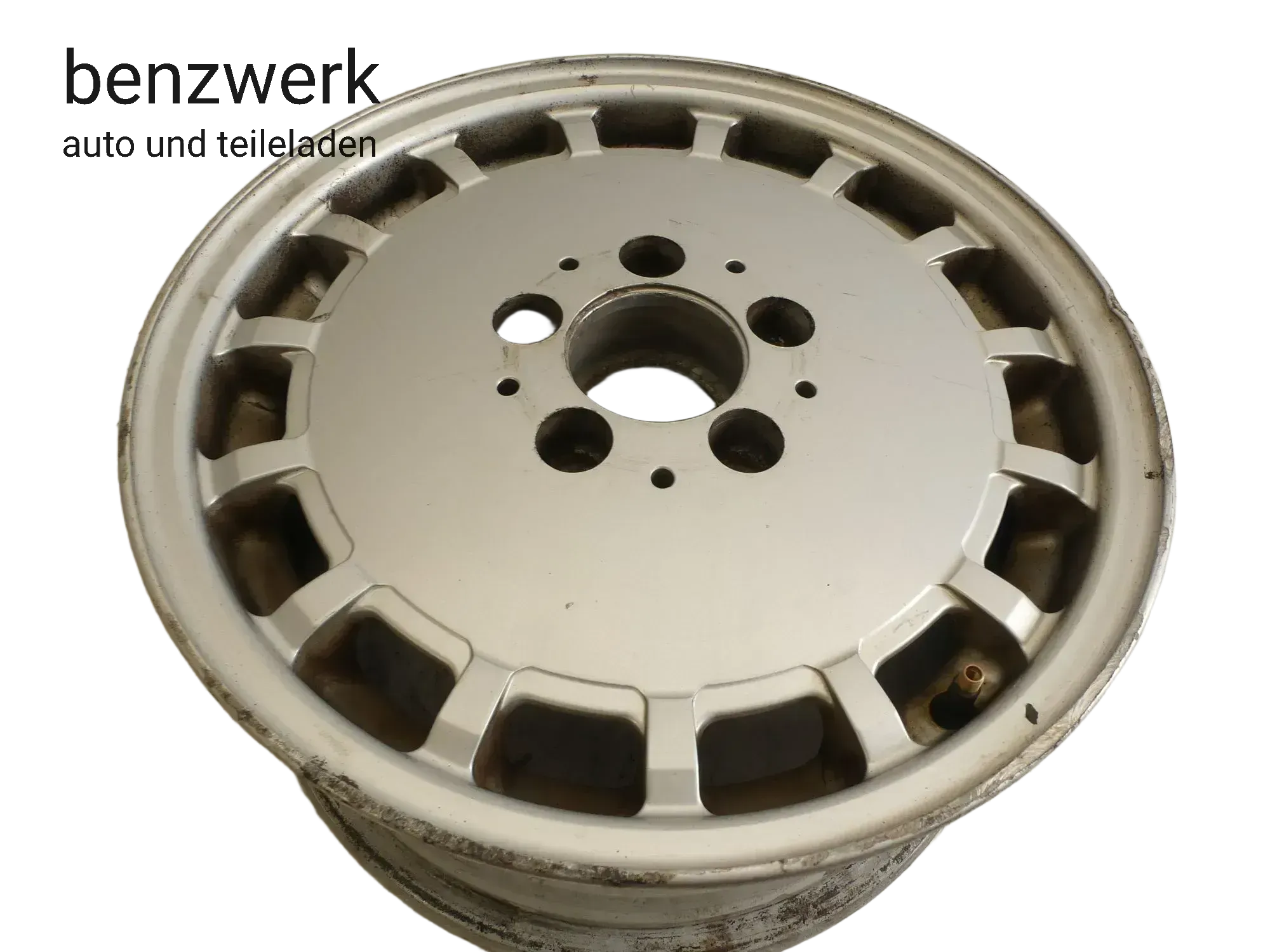 Mercedes W124 1x Alufelge Gullideckel Sportline 7x15 ET41 1244010902 ✔️ - Bild 1