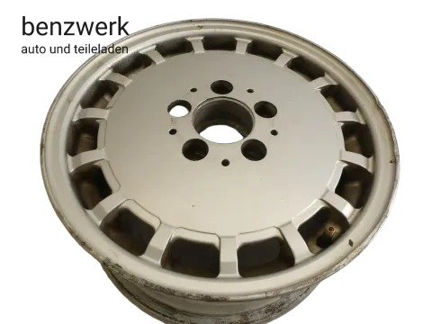 Mercedes W124 1x Alufelge Gullideckel Sportline 7x15 ET41 1244010902 ✔️