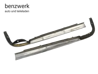 Mercedes W116 Chromleisten Heckblech links und rechts 1166900380 1166900480 - Bild 1