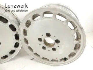Mercedes W124 4x Alufelge Gullideckel 6,5x15 ET49 ORIGINAL 1244001802 ✔️ - Bild 5