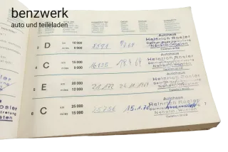 Mercedes W114 W115 W108 Serviceheft Kundendienstheft Bordbuch 0005841495 ✔️ - Bild 4