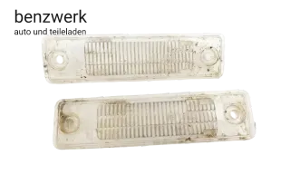 Mercedes SLC SL R107 C107 2x Glas Lichtscheibe Kennzeichenbeleuchtung 1078200966 - Bild 1