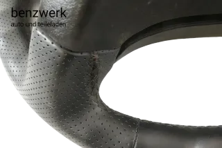 Mercedes W124 Mopf2 W202 Lenkrad Leder SRS Schwarz 390mm✔️ - Bild 9