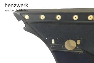 Mercedes W124 Kombi S124 Mopf2 Türverkleidung hinten links Stoff blau ORIGINAL - Bild 5