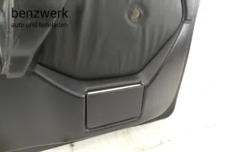 Mercedes W124 S124 Mopf Türverkleidung Leder schwarz hinten links ✔️ - Bild 4