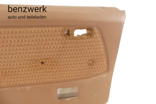 Mercedes W123 1.Serie 280 Türverkleidung hinten links braun tabak Stoff Rhombe - Bild 2