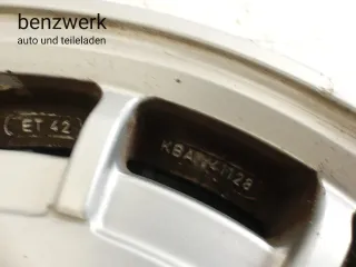 Mercedes W124 1x Felge Alufelge 7x15 ET42 Gullideckel EtaBeta KBA41128 ✔️ - Bild 6