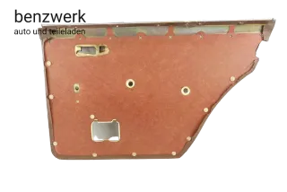 Mercedes W123 1.Serie 280 Türverkleidung hinten links braun tabak Stoff Rhombe - Bild 4