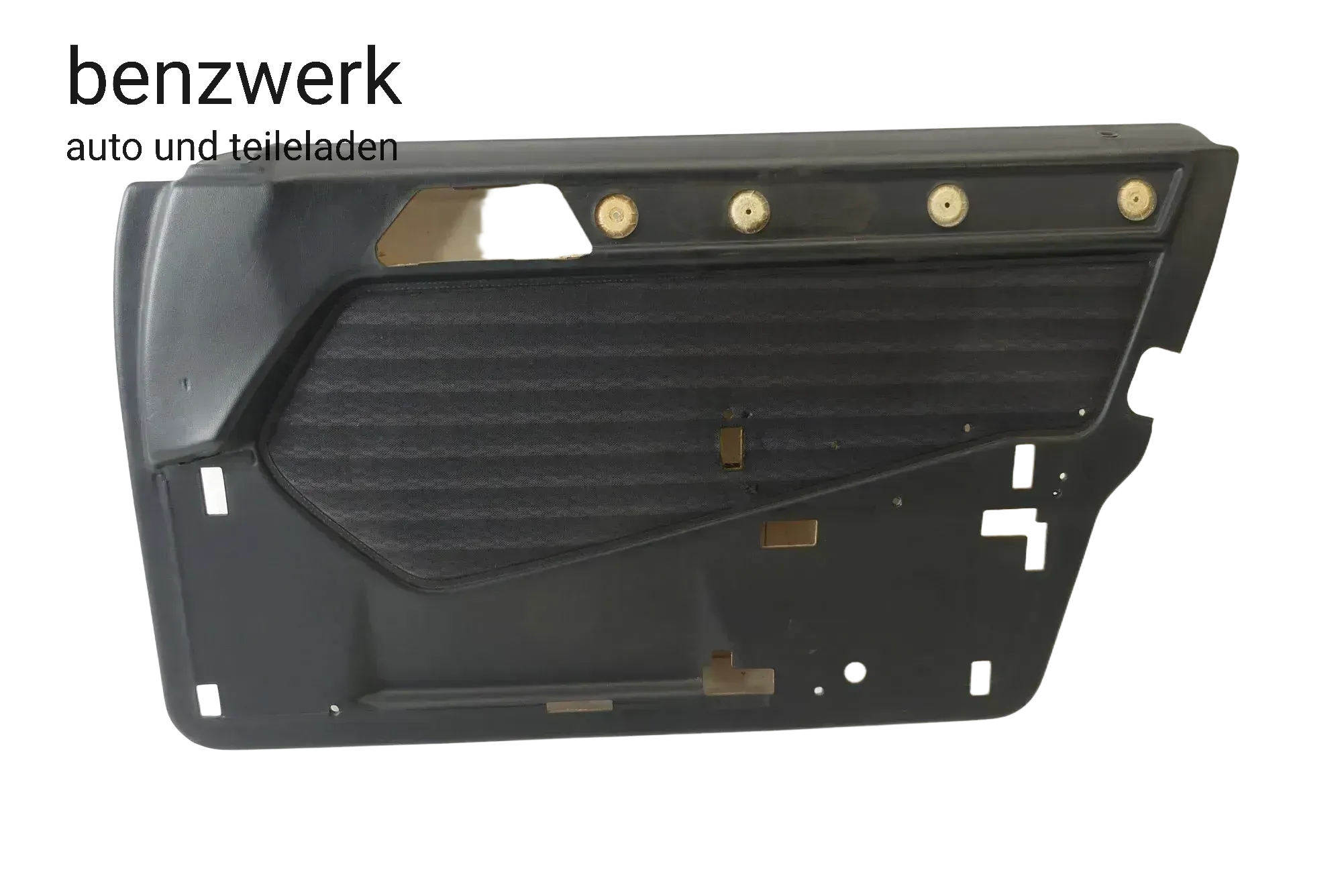 Mercedes W124 Mopf1 Türverkleidung vorne rechts Stoff schwarz ORIGINAL - Bild 1