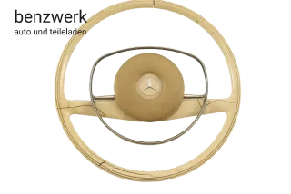Mercedes W108 W109 W111 W113 W114 W115 Lenkrad Weiß Elfenbein ORIGINAL 430mm ✔️ - Bild 1