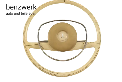 Mercedes W108 W109 W111 W113 W114 W115 Lenkrad Weiß Elfenbein ORIGINAL 430mm ✔️