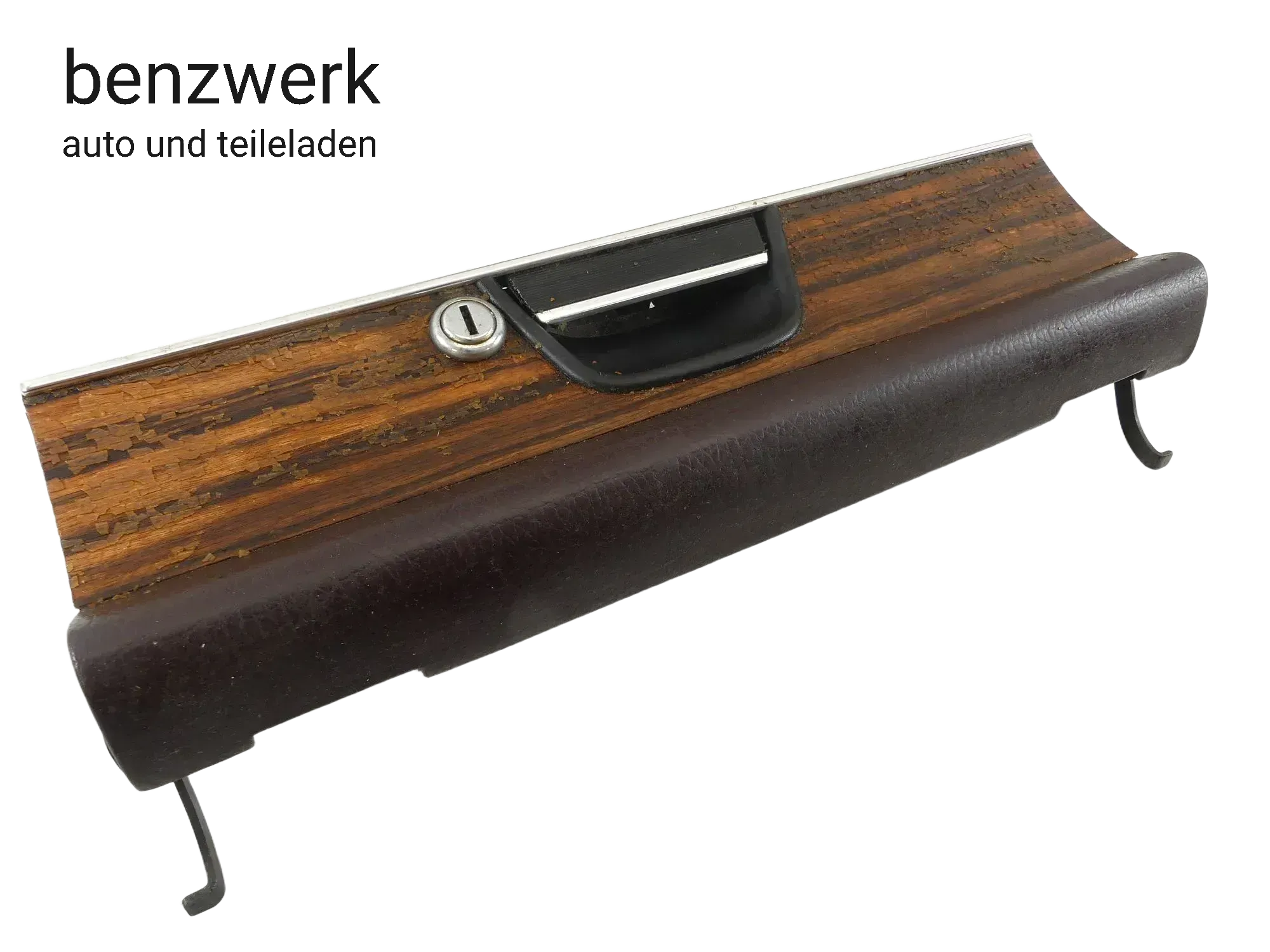 Mercedes W115 W114 /8 Deckel Handschuhfach Rot-Braun Cocnac Holz ORIGINAL   ✔️ - Bild 1