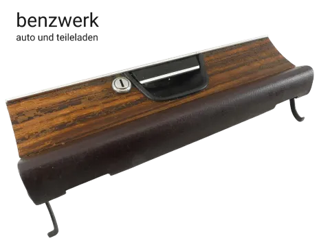 Mercedes W115 W114 /8 Deckel Handschuhfach Rot-Braun Cocnac Holz ORIGINAL   ✔️