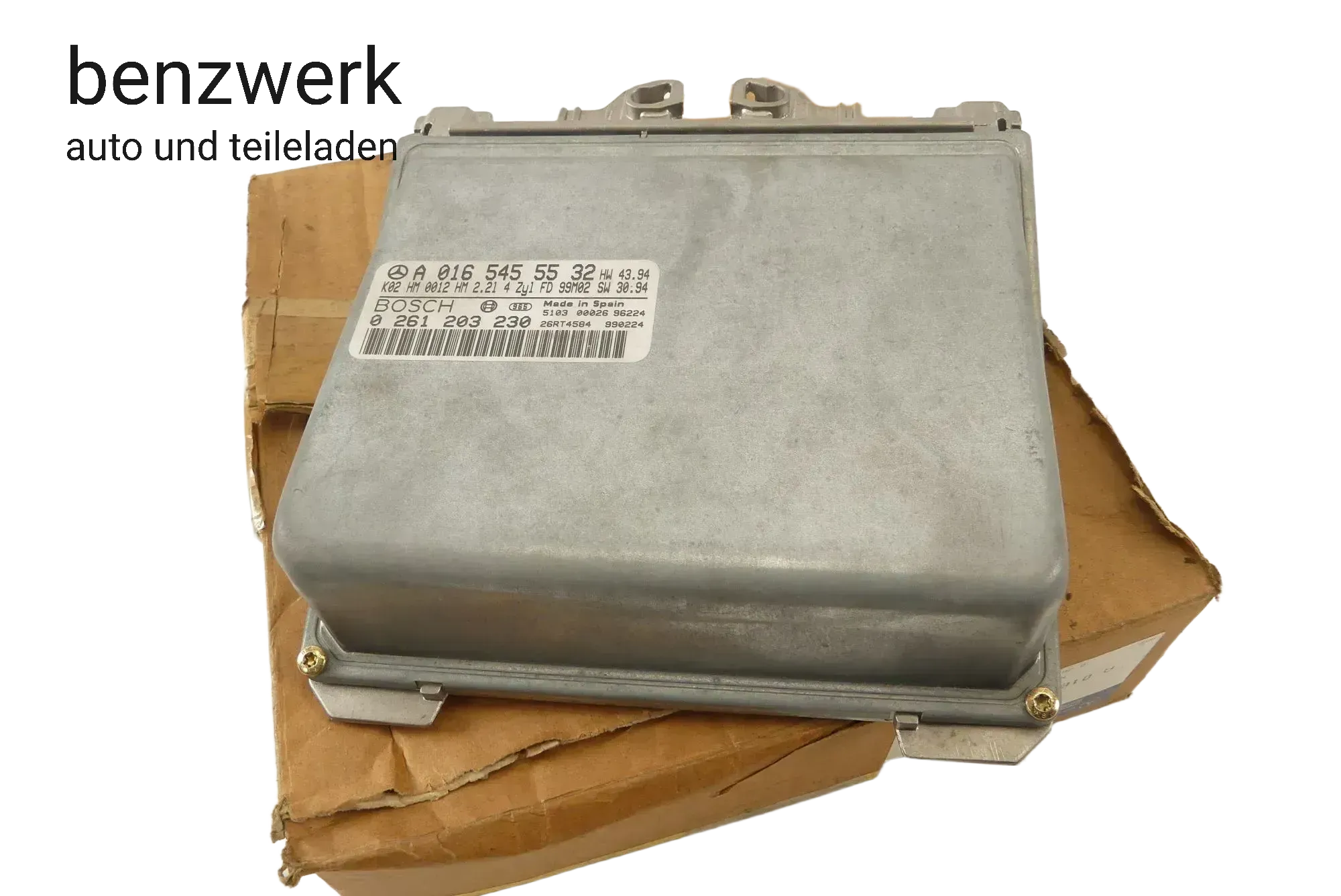 Mercedes W124 M111 220E Motorsteuergerät ECU MSG NEU NOS ORIGINAL 0165455532 ✔️ - Bild 1