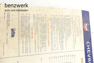 Mercedes W110 200 Chevron Service Serviceplan Werkstatt RARITÄT  ✔️ - Bild 2