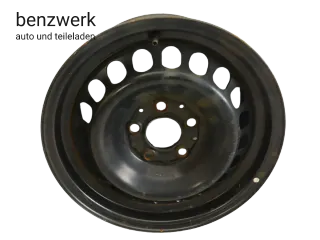 Mercedes W210 W202 W208 1x Felge Stahlfelge ORIGINAL 6,5x15 ET37 2104000202 ✔️ - Bild 1