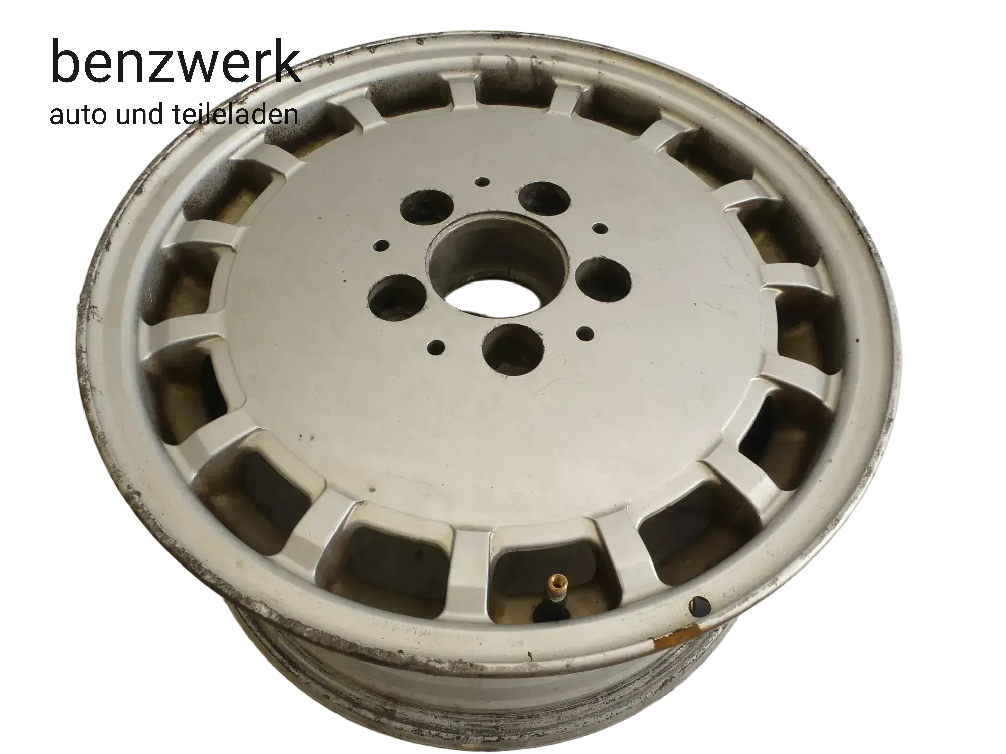 Mercedes W124 1x Alufelge Gullideckel Sportline 7x15 ET41 1244010902 ✔️ - Bild 1