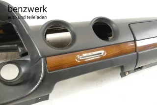 Mercedes W123 1. Serie Armaturenbrett schwarz mit Zebrano 1236800387 1236803587 - Bild 4