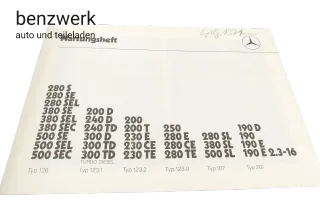 Mercedes W126 W123 W201 Serviceheft Checkheft Wartungsheft 2015841395 ✔️ - Bild 2