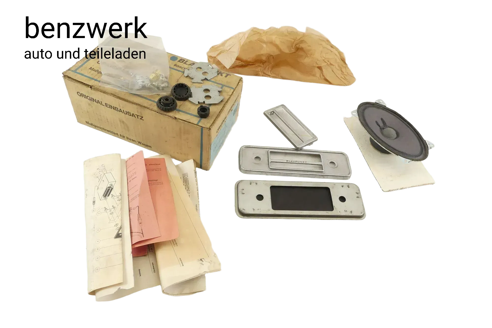 Youngtimer Oldtimer Einbausatz Radio Blaupunkt ORIGINAL ✔️ - Bild 1